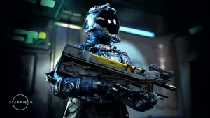 Starfield Space Pirate With A Gun Wallpaper