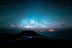 Starry Haleakala National Park 4k Sky Wallpaper