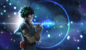 Starry Izuku Midoriya 4k Wallpaper