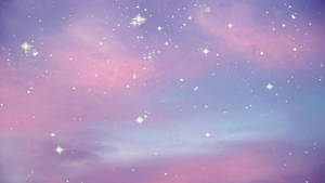 Starry Pastel Skies Pretty Aesthetic Wallpaper