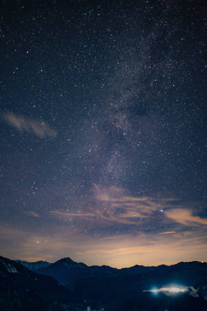 Starry Sky After Sunset Wallpaper