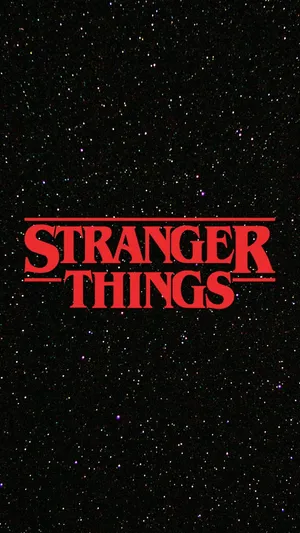 Starry Sky Stranger Things Phone Wallpaper