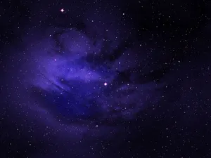 Stars In Violet Space Wallpaper