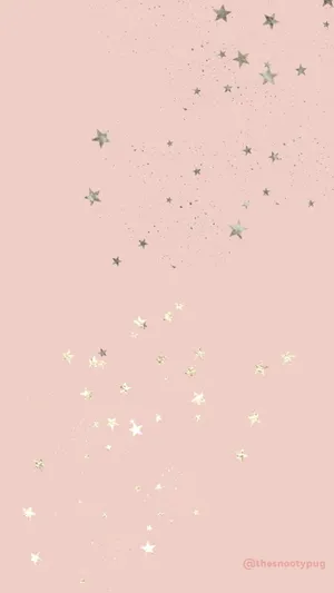 Stars Rose Gold Tumblr Wallpaper