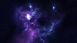 Stars Violet Space Wallpaper