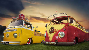 Start Your Journey With The Iconic Volkswagen Type 2 Wallpaper