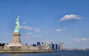 Statue Of Liberty Wide-angle Wallpaper