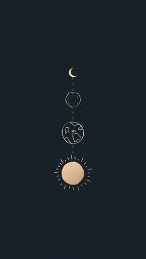Stay Connected And Look Pretty With This Cute Phone Wallpaper
