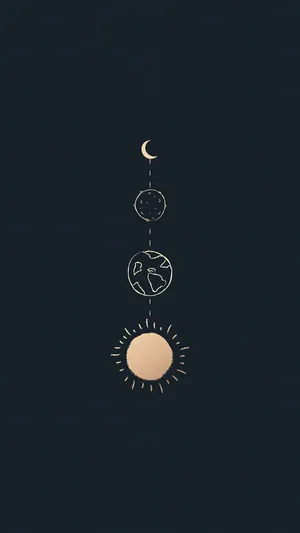 Stay Connected And Look Pretty With This Cute Phone Wallpaper