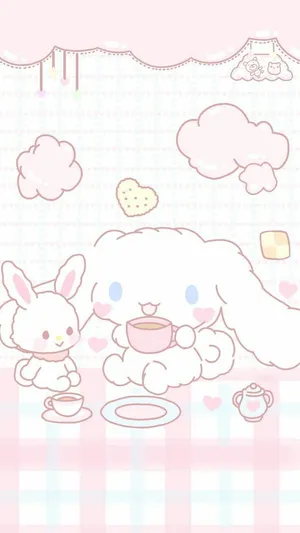 Stay Connected With Cinnamoroll Phone Wallpaper