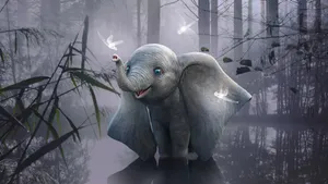 Stay Connected With Elephant Laptop Wallpaper