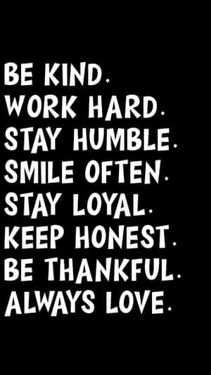 Stay Humble And Be Thankful Wallpaper