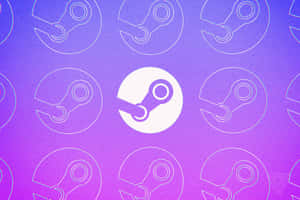 Steam Platform Purple Background Wallpaper