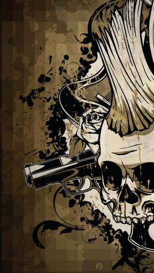 Step Aside, Even Gangsters Fear The Skeleton. Wallpaper