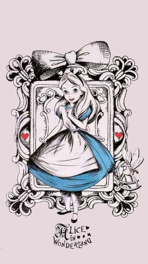 Step Into An Alice In Wonderland Aesthetic Wallpaper