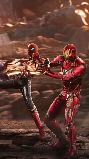 Step Into Iron Man's Digital World Wallpaper