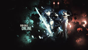 Step Into The World Of Alfheim Online With This Stunning Sao: Alternative Ggo Dark Theme Wallpaper. Wallpaper