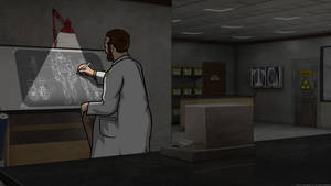 Sterling Archer Black Board Wallpaper