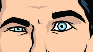 Sterling Archer Raised Eyebrow Wallpaper