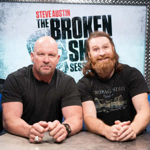 Steve Austin Sami Zayn Broken Skull Wallpaper