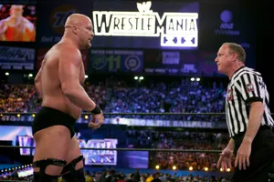 Steve Austin Wrestle Mania Final Match Wallpaper