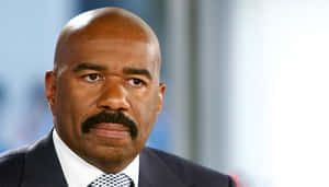 Steve Harvey Looking Towards The Right Wallpaper