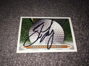 Steve Lowery Hand Signed Card Wallpaper