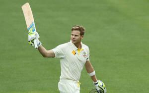 Steve Smith At Adelaide Oval Wallpaper