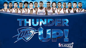 Steven Adams Okc Thunder Up Wallpaper