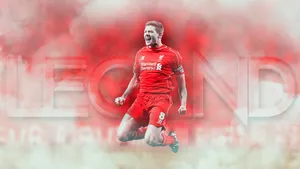 Steven Gerrard Football Legend Wallpaper