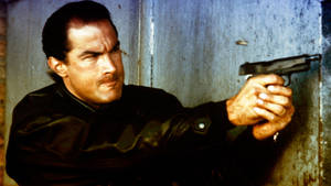 Steven Seagal Under Siege 2 Pistol Wallpaper