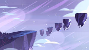 Steven Universe Floating Rocks Wallpaper