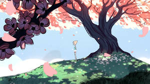 Steven Universe Pearl Tree Wallpaper