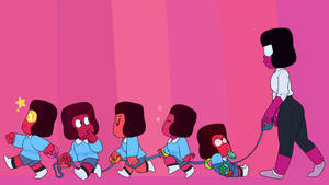 Steven Universe Ruby Kindergarten Wallpaper