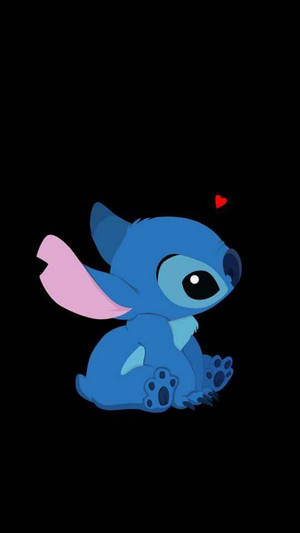 Stitch Enjoys The Little Things In Life Wallpaper