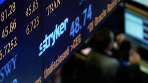 Stock Market Overhead Monitor Wallpaper