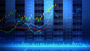 Stock Market Perfect Line Chart Representation Wallpaper