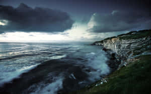 Storm In The Coast Wallpaper