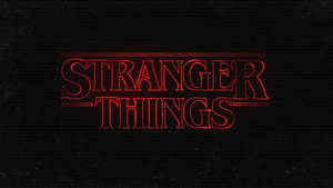 Stranger Things Aesthetic Title Wallpaper