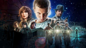 Stranger Things Characters Wallpaper