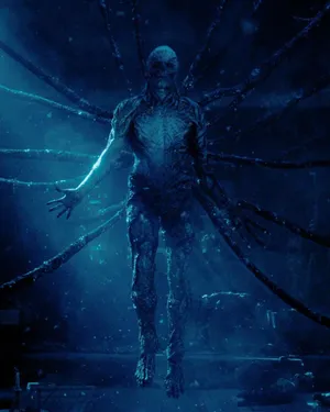 Stranger Things Floating Vecna Tentacles Wallpaper