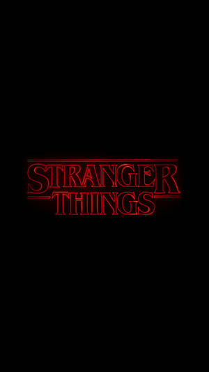 Stranger Things Pure Black Hd Phone Digital Art Wallpaper