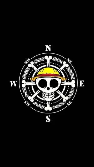 Straw Hat Logo 720 X 1280 Wallpaper