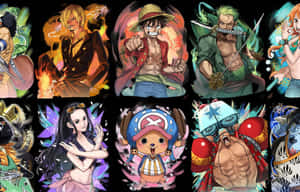 Straw Hat Pirates One Piece Anime Collage Wallpaper
