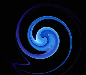 Streaming Your World In Vivid Blue Wallpaper