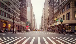 Street And Empty Roads City Background Wallpaper