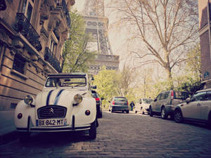 Street In Paris Photography Wallpaper