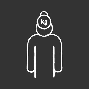 Stress Figure With Weights On Its Head Wallpaper