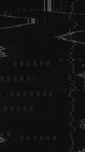 Striking Image Of Black Glitch Distortion Wallpaper
