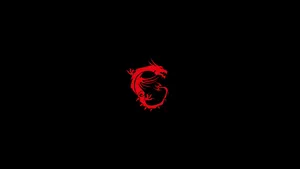 Striking Red Dragon From Msi Wallpaper